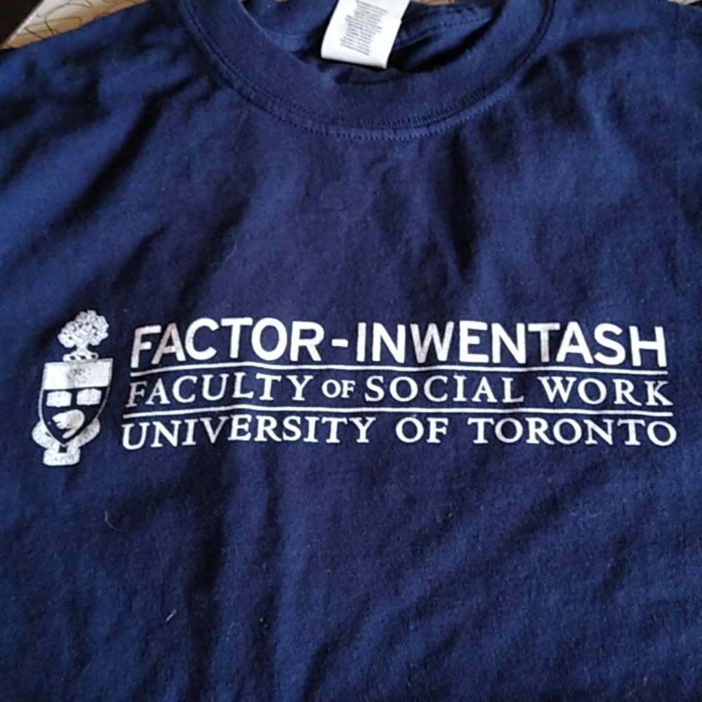 UofT social work faculty t-shirt